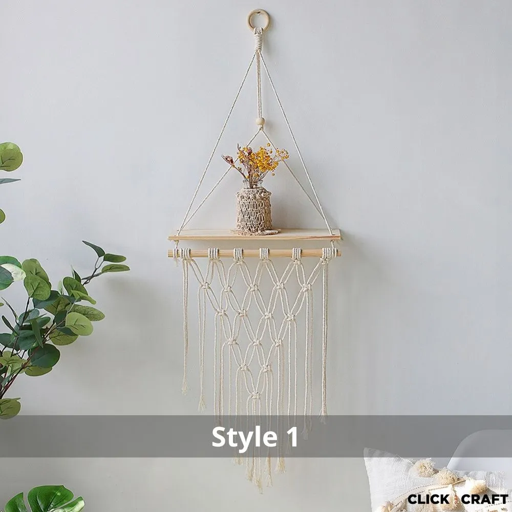 Large Macrame Shelves