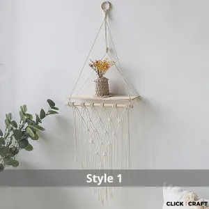 Large Macrame Shelves