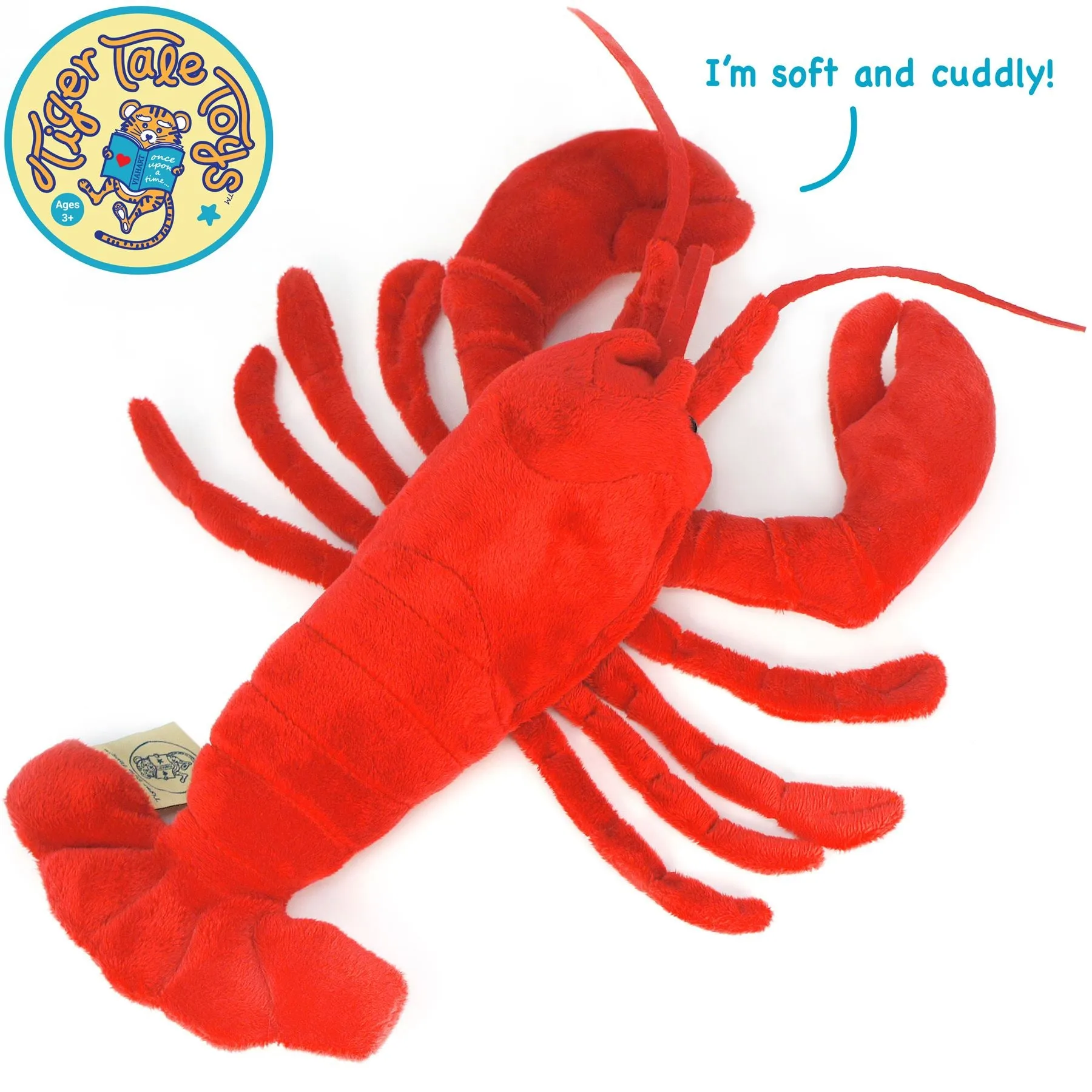 Lenora The Lobster | 15 Inch Stuffed Animal Plush | By TigerHart Toys