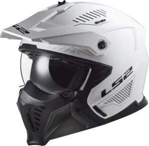 Ls2 Of606 Drifter Solid Open Face Helmets White-06