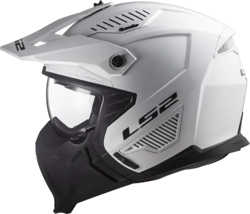 Ls2 Of606 Drifter Solid Open Face Helmets White-06