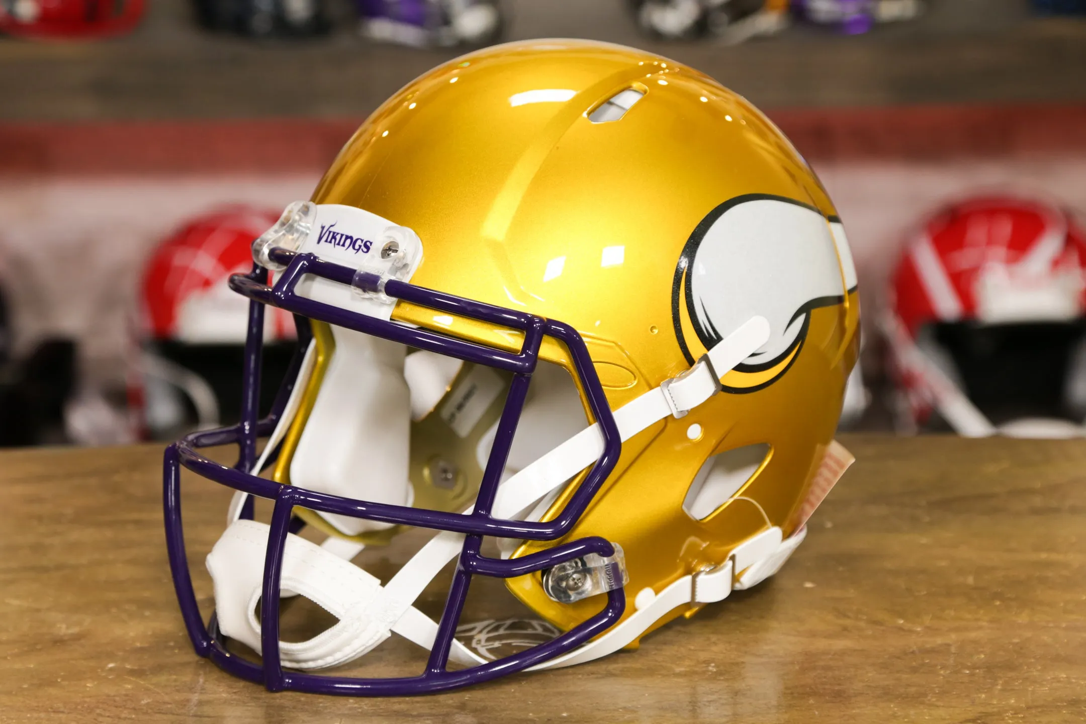 Minnesota Vikings Riddell Speed Replica Helmet - Flash