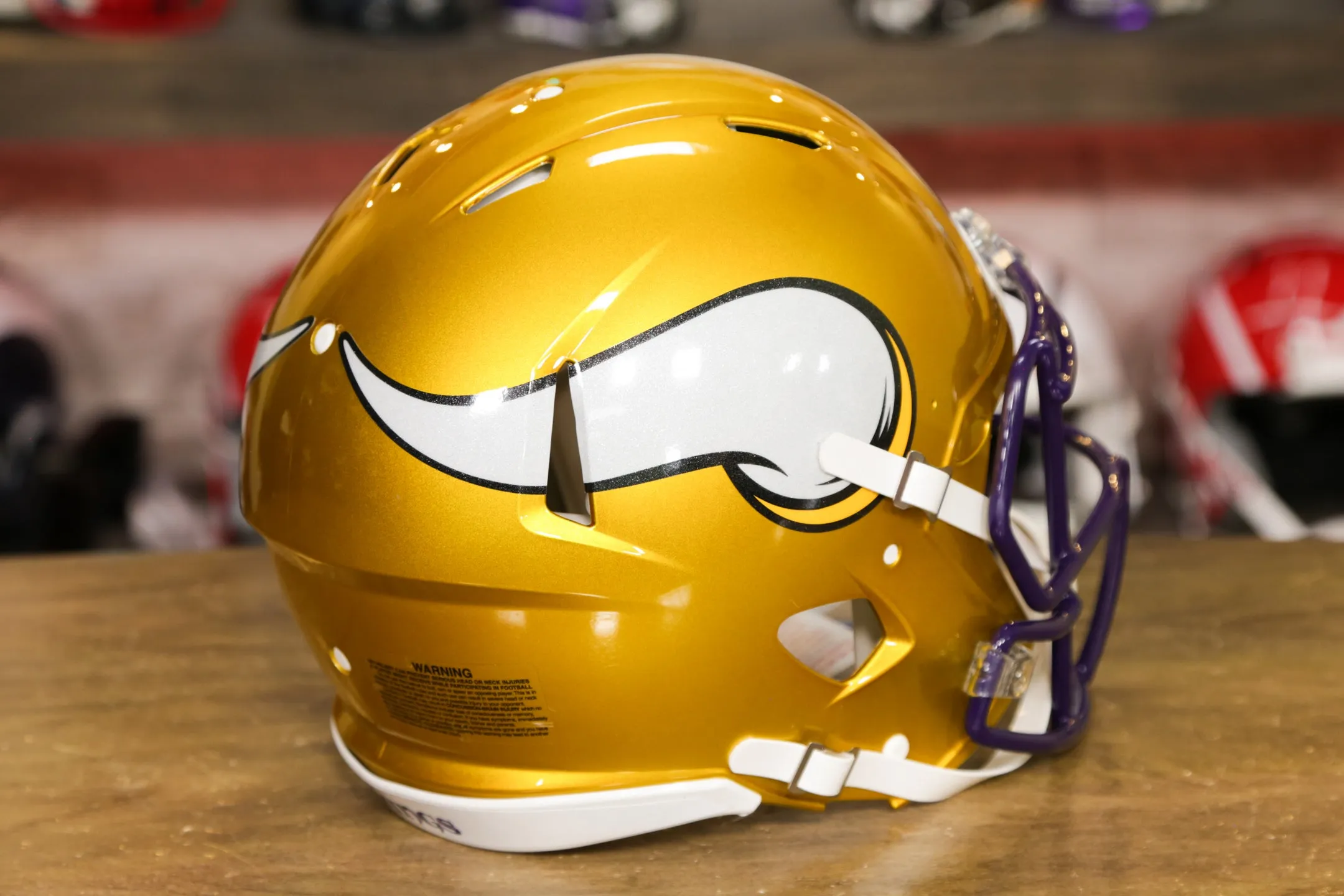 Minnesota Vikings Riddell Speed Replica Helmet - Flash