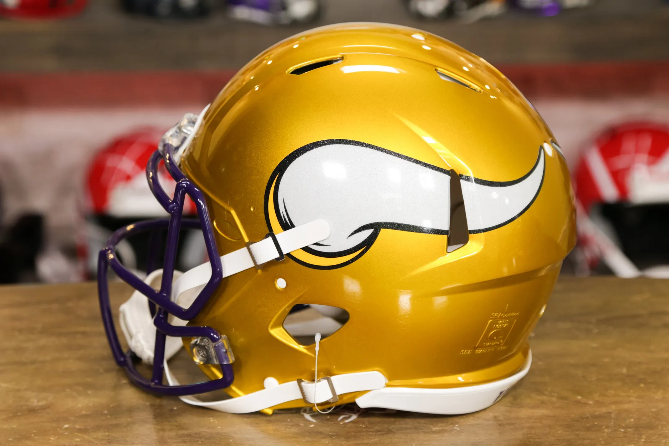 Minnesota Vikings Riddell Speed Replica Helmet - Flash