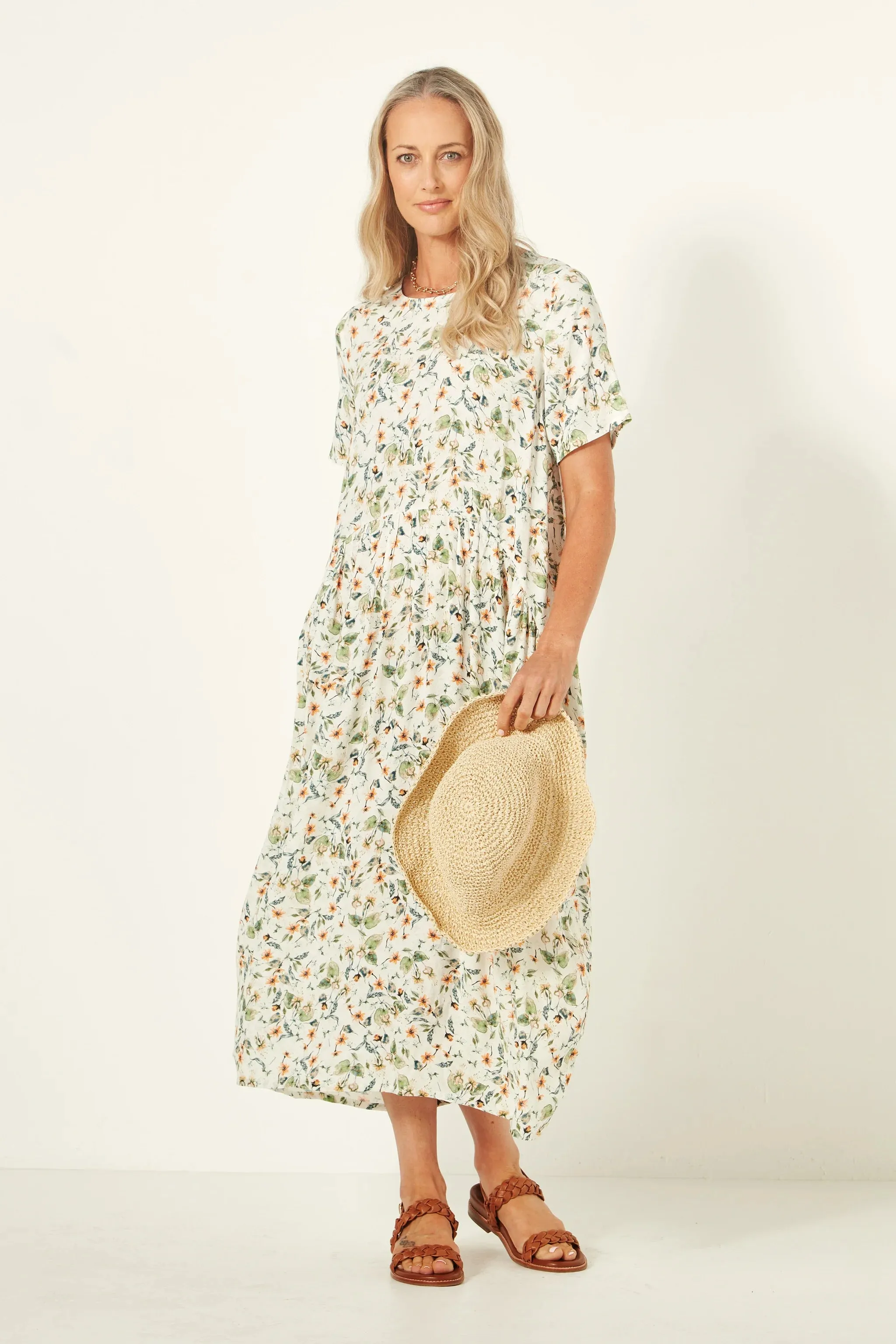 Monroe Dress - Botanical Print