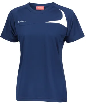 Navy/White - Women's Spiro dash training shirt