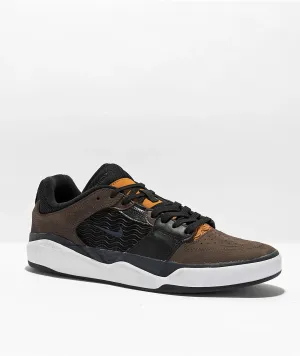 Nike SB Ishod PRM - Baroque Brown & Black Skate Shoes