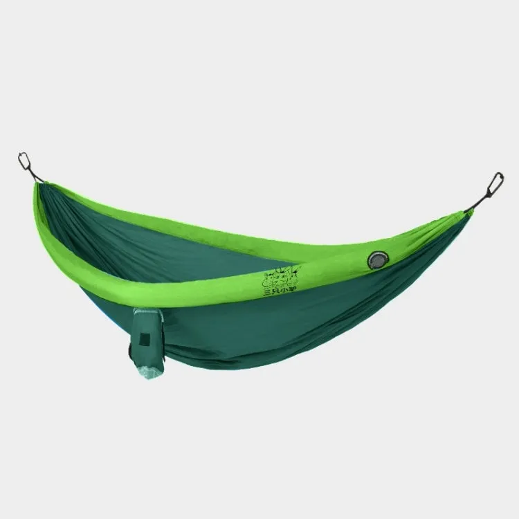 Outdoor Double Inflatable Hammock Anti-Rollover Camping Swing, Size: 270x140cm(Dark Green)