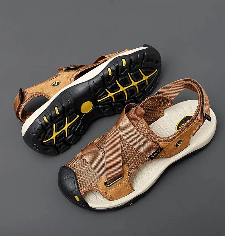 Outdoor Mesh Breathable Sandals with Convenient Velcro - SF1097