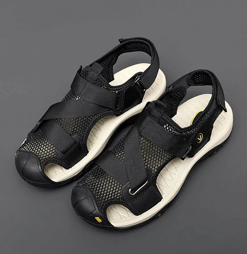 Outdoor Mesh Breathable Sandals with Convenient Velcro - SF1097