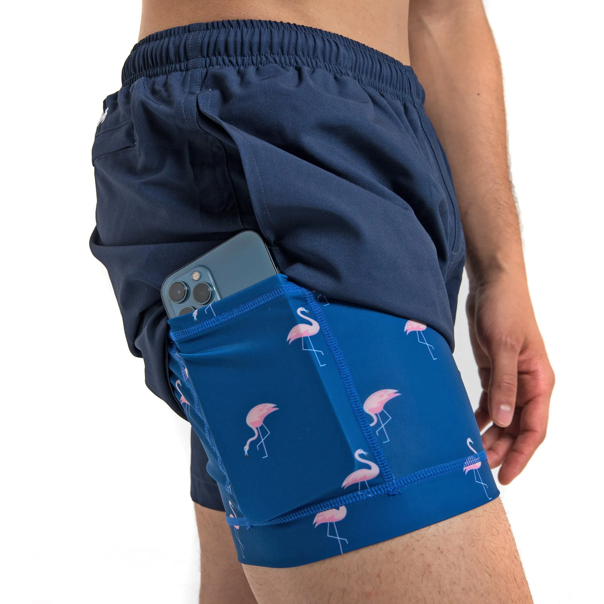 Performance Gym Short   Compression Liner - Navy