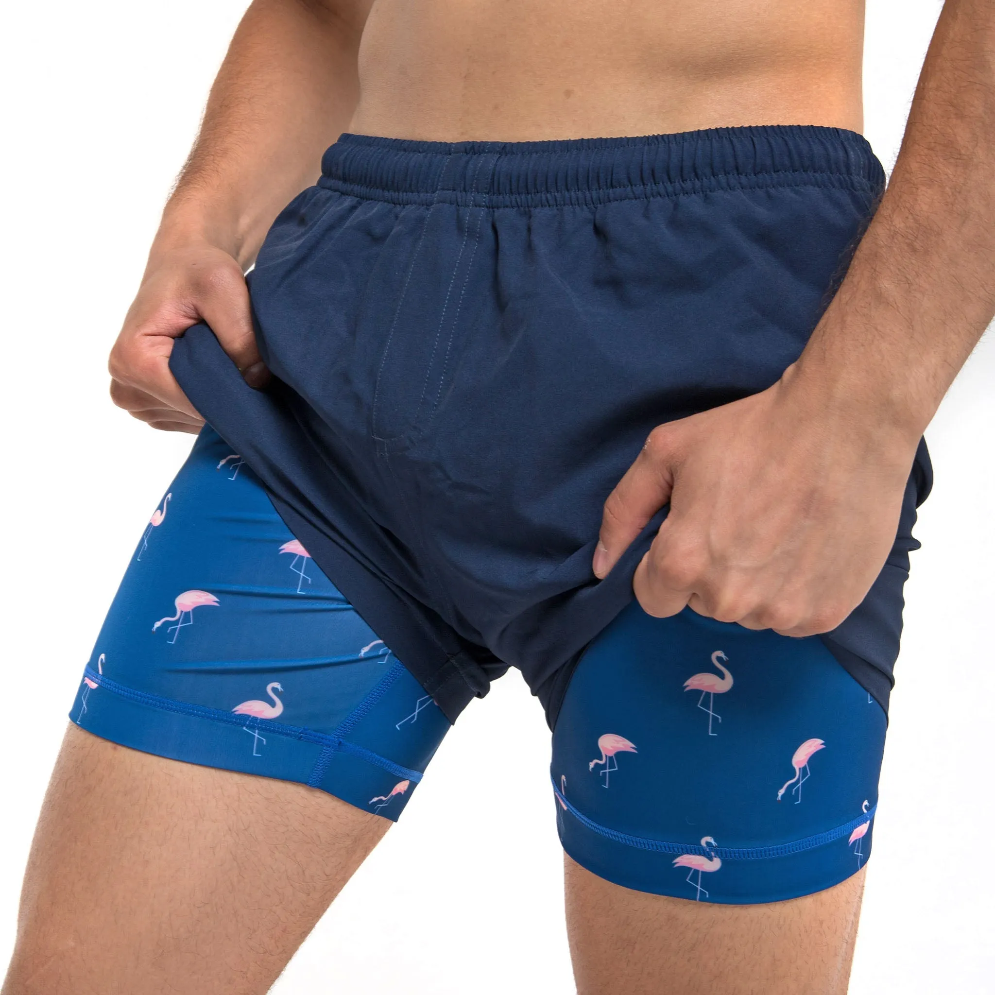 Performance Gym Short   Compression Liner - Navy