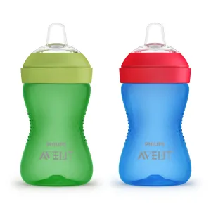 Philips Avent - My Grippy Spout Cup 10oz 2pk Blue-Green