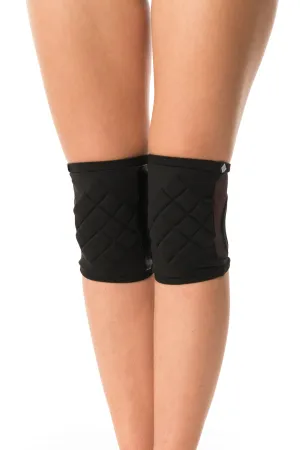 Poledancerka Grippy Kneepads - Black (with Pocket)