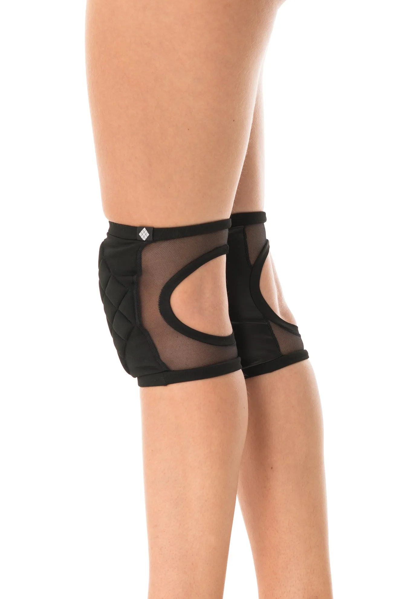 Poledancerka Grippy Kneepads - Black (with Pocket)