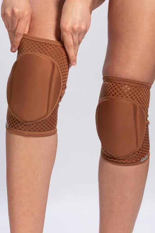 Queen Grippy Kneepads - Mocha