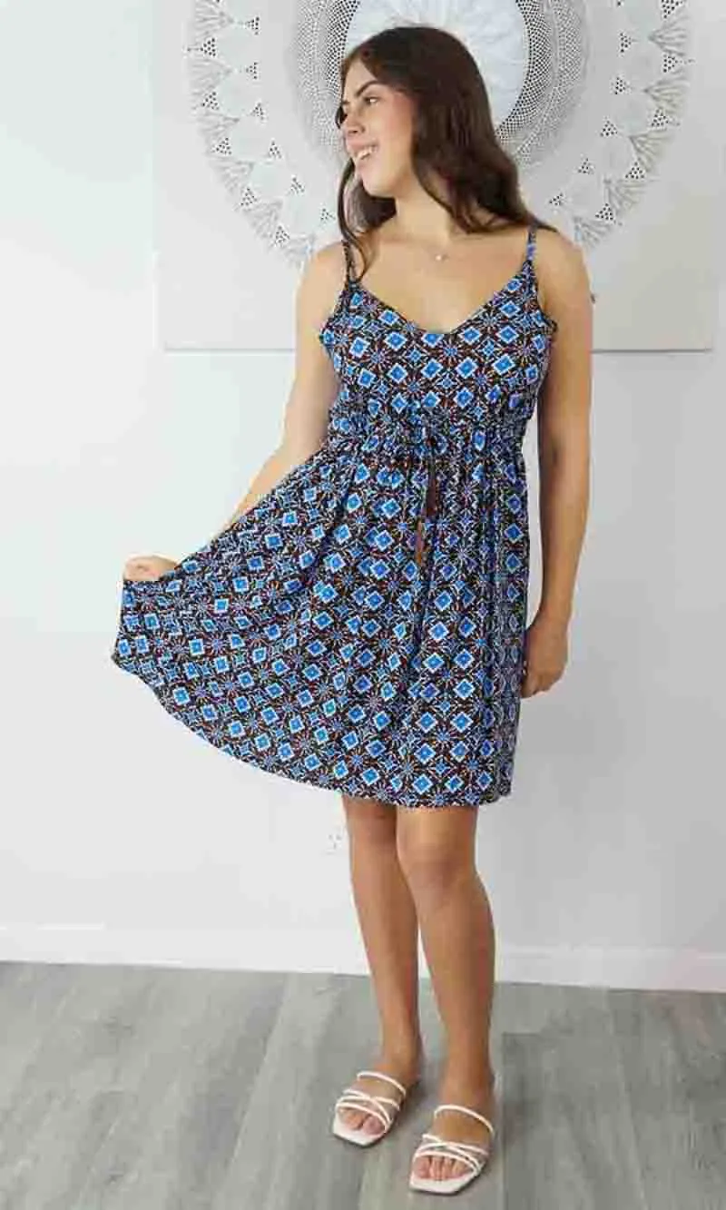 Rayon Dress Kalani Snowflower, More Colours