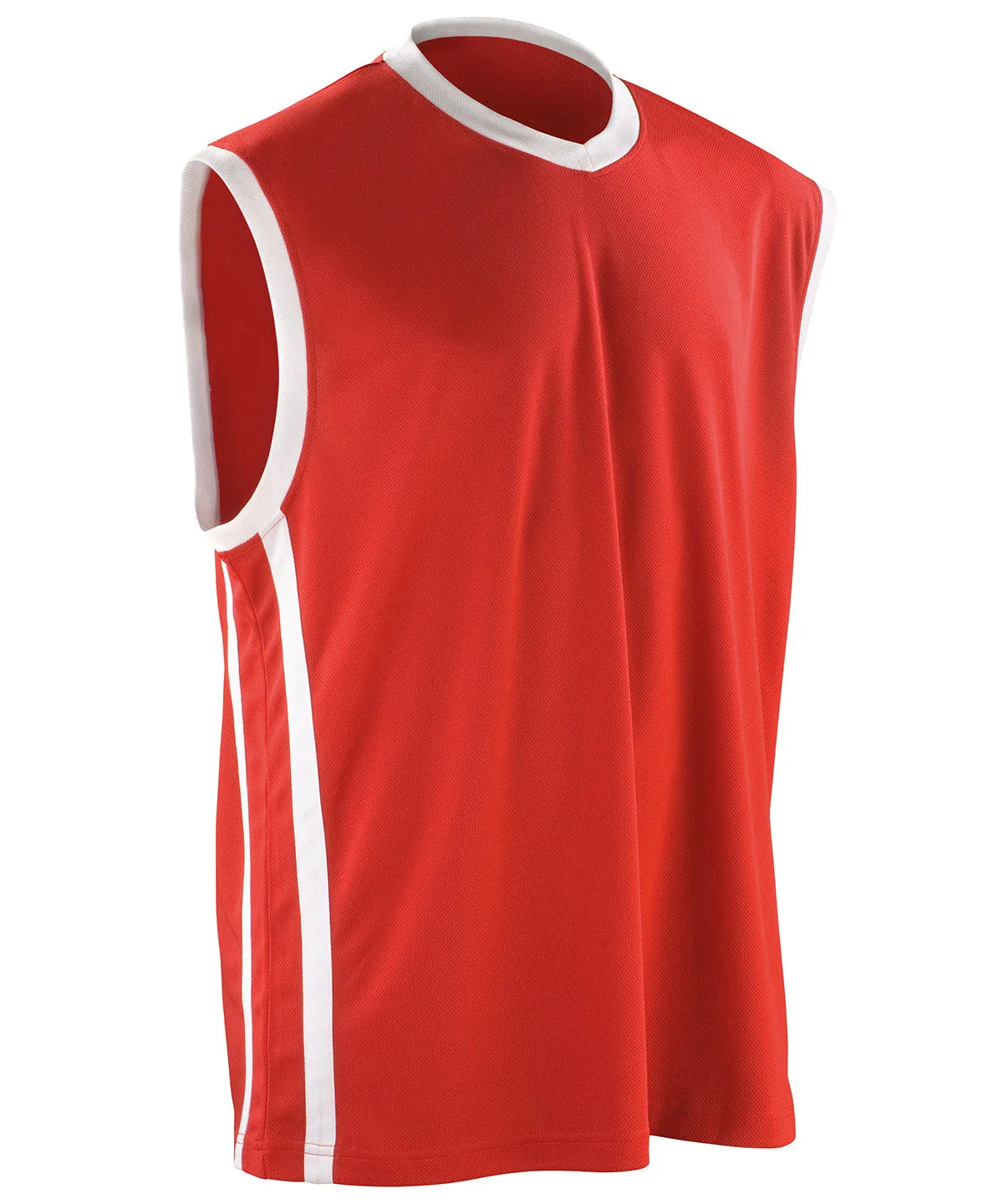 Red/White - Basketball quick-dry top (C)