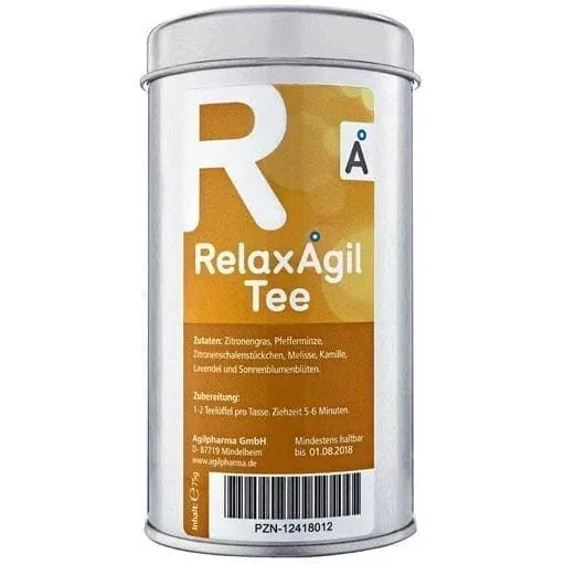 RELAXAGIL tea 75 g calming, relaxing, vegan afternoon tea, sleep tea