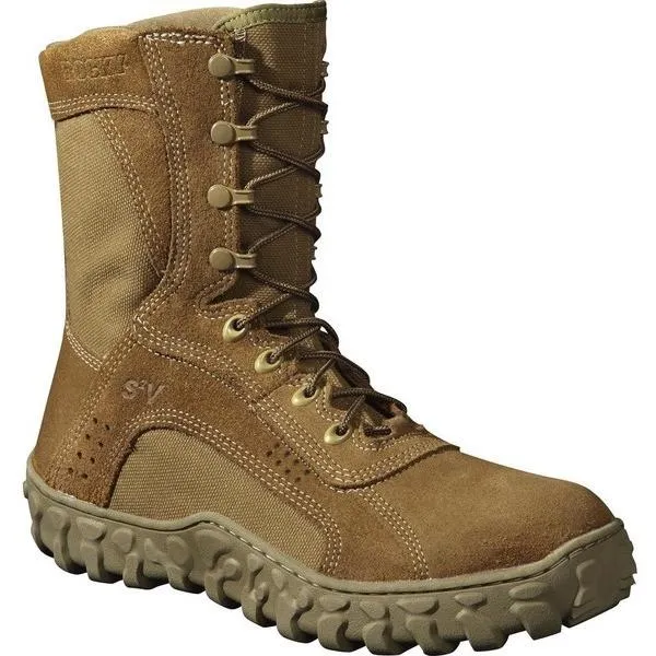 Rocky Men's 8" S2V Steel Toe Duty Work Boot - Olive Mojave