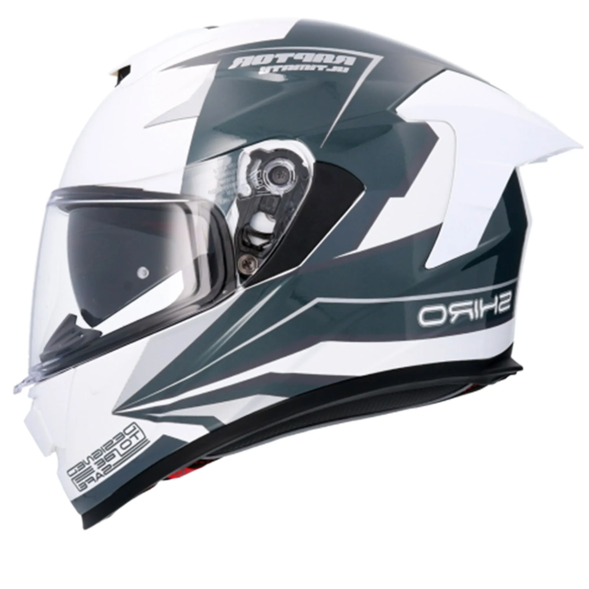 Shiro Raptor Ultimate Helmet White_Blue