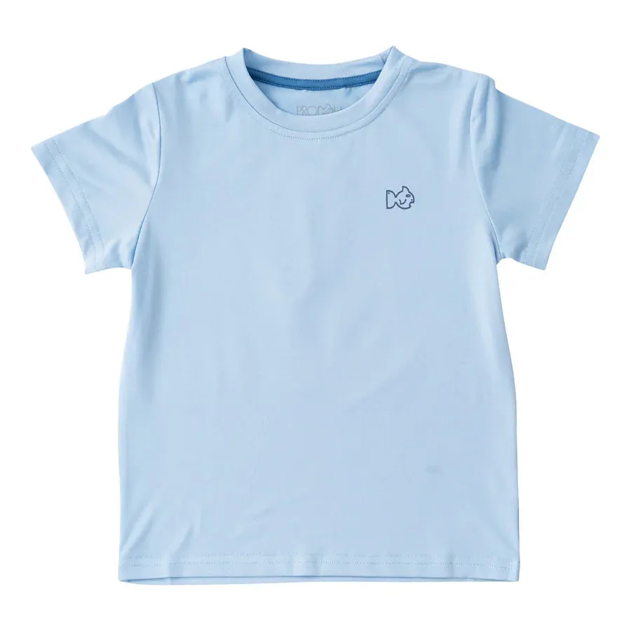 Short Sleeve Pro Performance T-shirt- Powder Blue