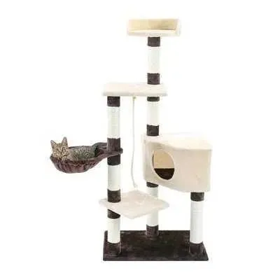 Sky City Kitty Castle: Ultimate 5-Tier Cat Playground - Sturdy, Stylish, and Royal 🐱