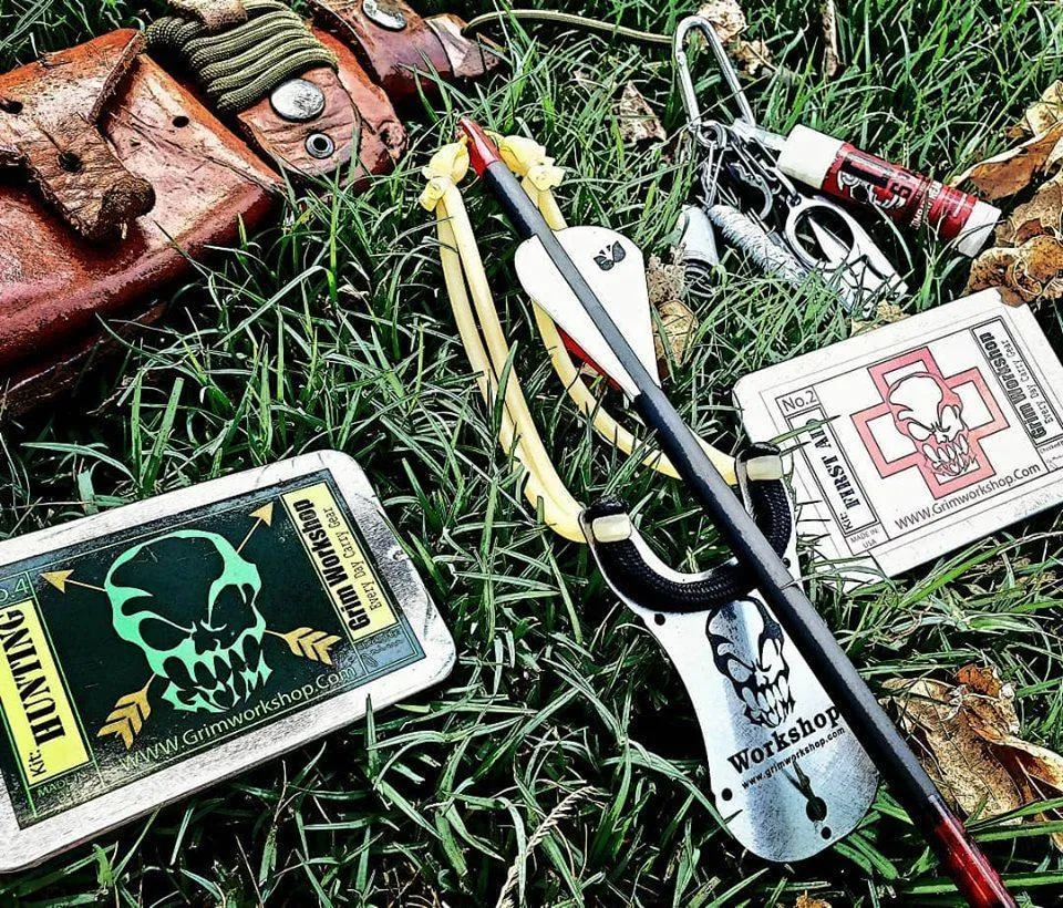 Slingshot Kit : Pocket Slingshot Sling Bow Hunting Kit