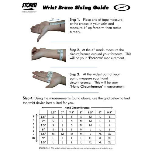 Storm Xtra-Grip Plus <br>Wrist Support Glove <br>S - M - L - XL