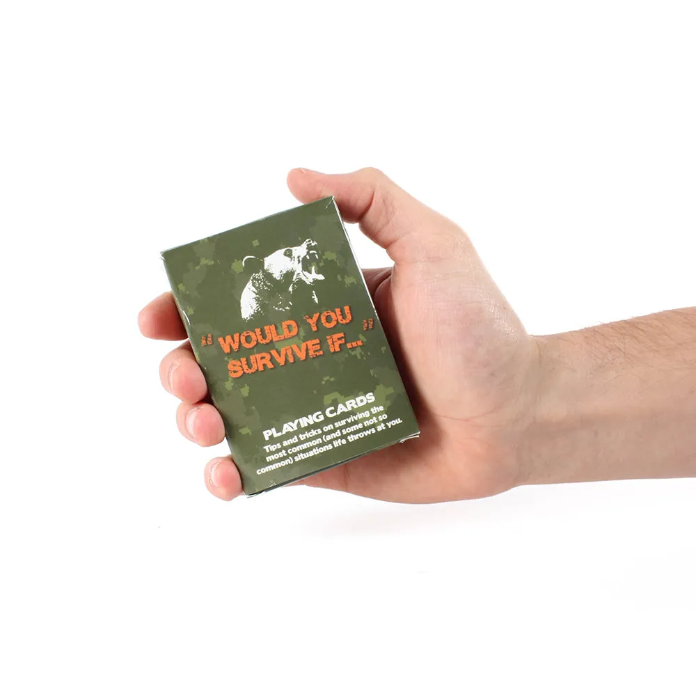 Survival Tips Playing Cards