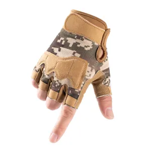 Tactical half finger gloves