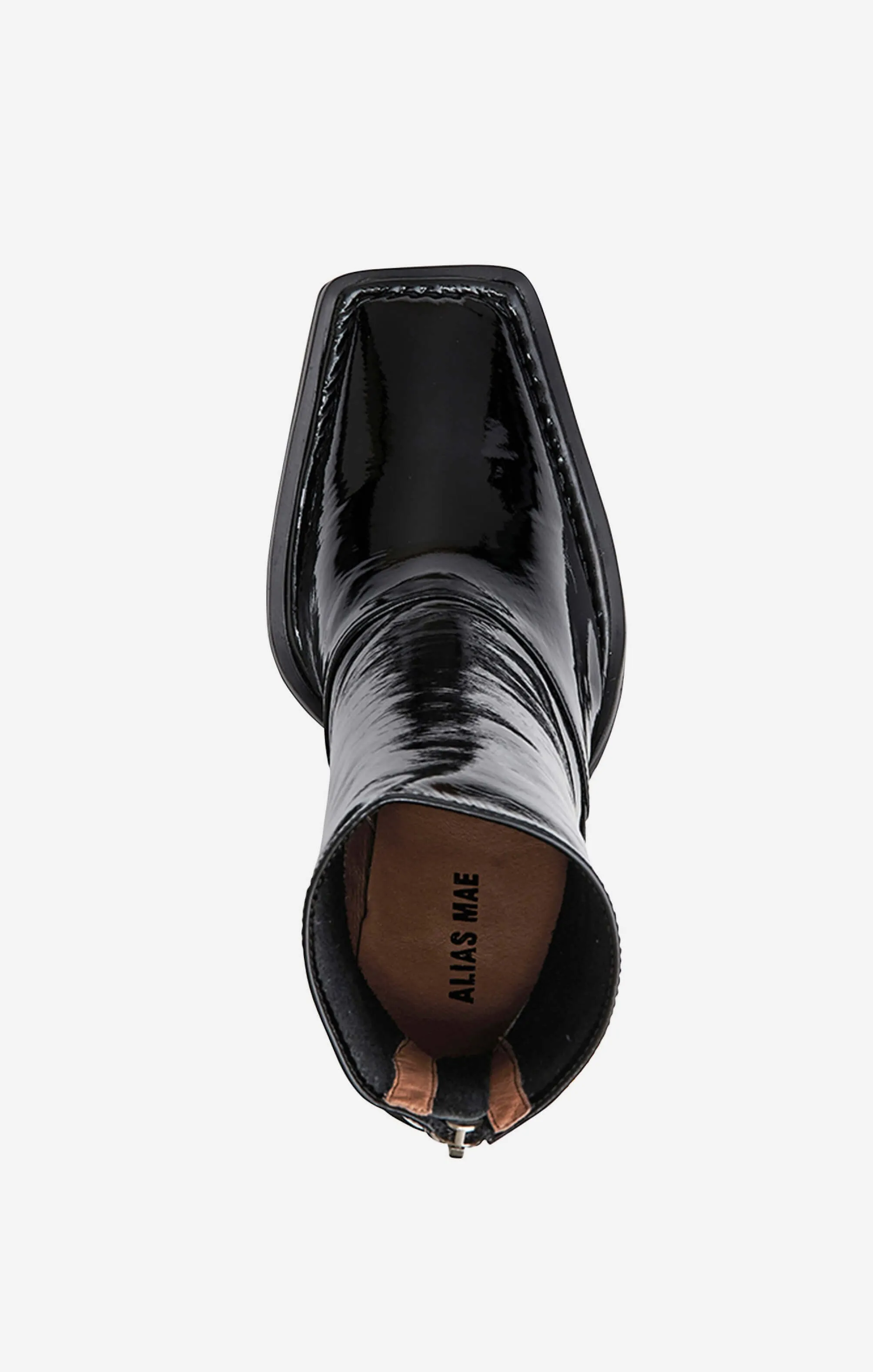 THE EDEN BOOT - BLACK PATENT