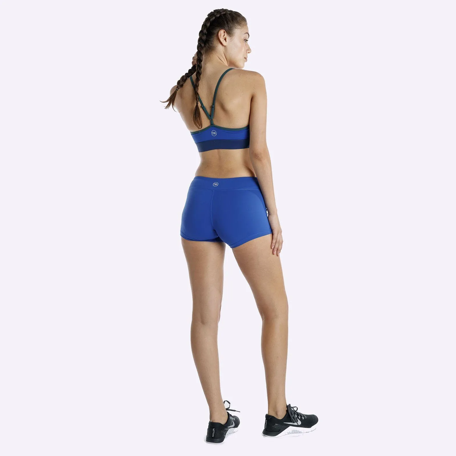 The WOD Life - Women's Swift Bra - Indigo/Surf Blue