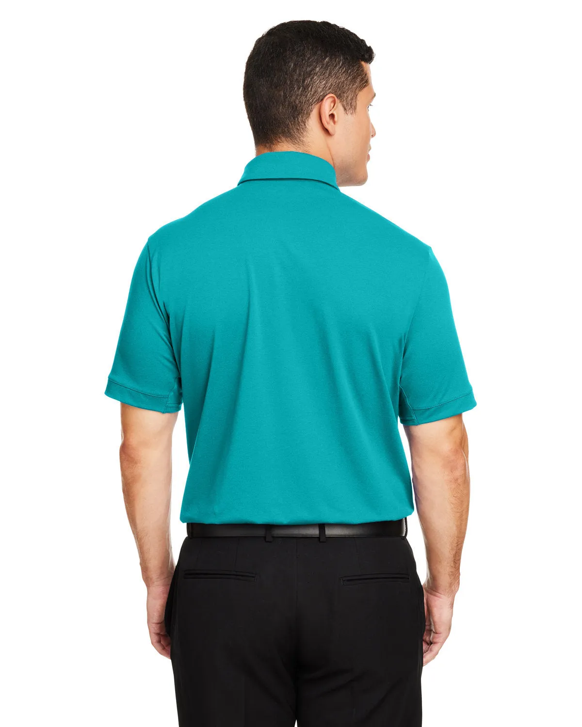 Under Armour Mens Title Customized Polos, Castle Teal