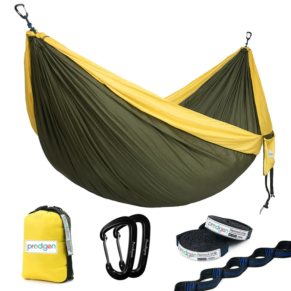 Upgrade Camping Hammock Outdoor Tourist Hanging Hammocks Portable Parachute Nylon Hiking Hammock For Backpacking Travel