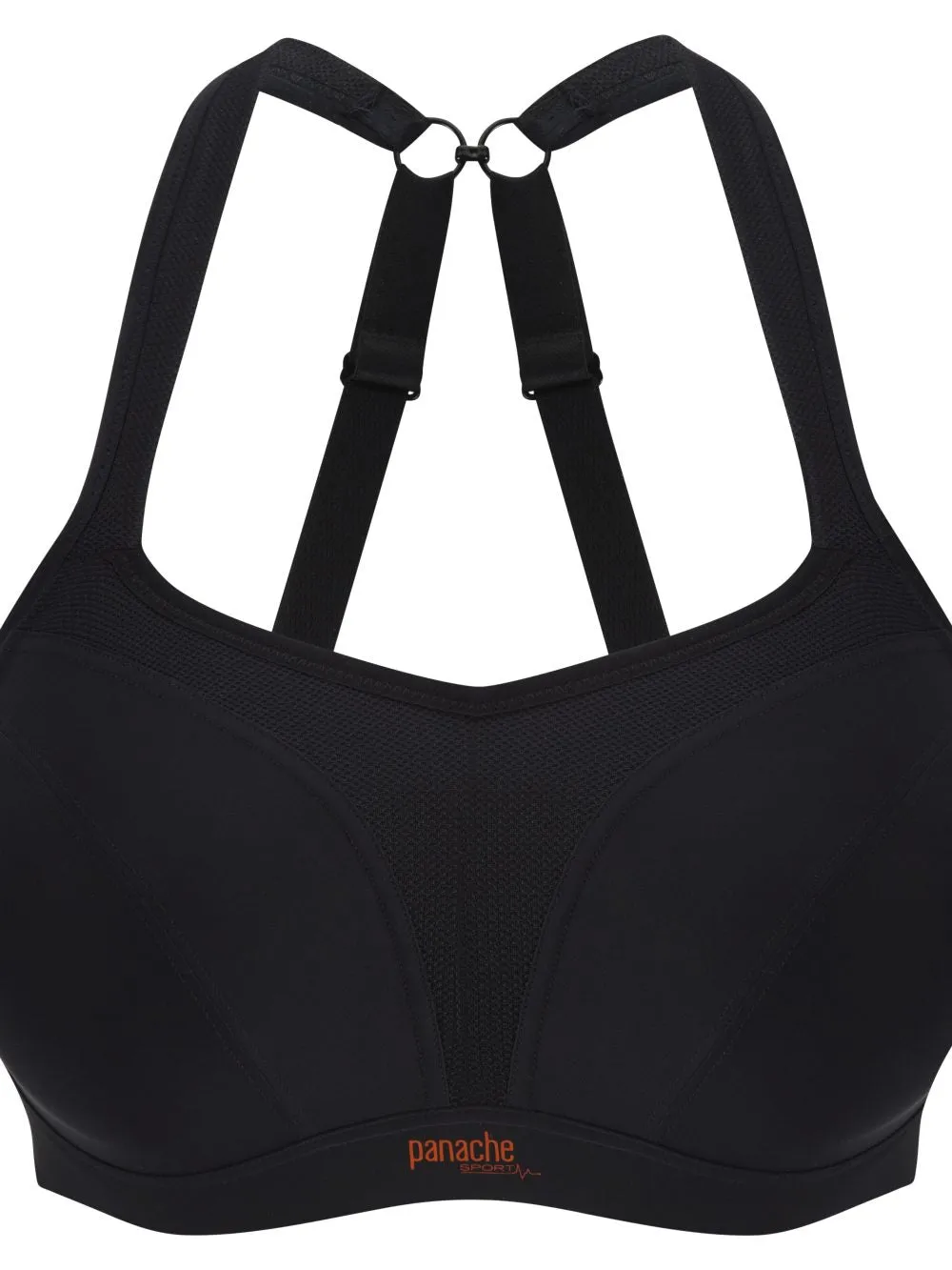 Wired Sports Bra In Black - Panache