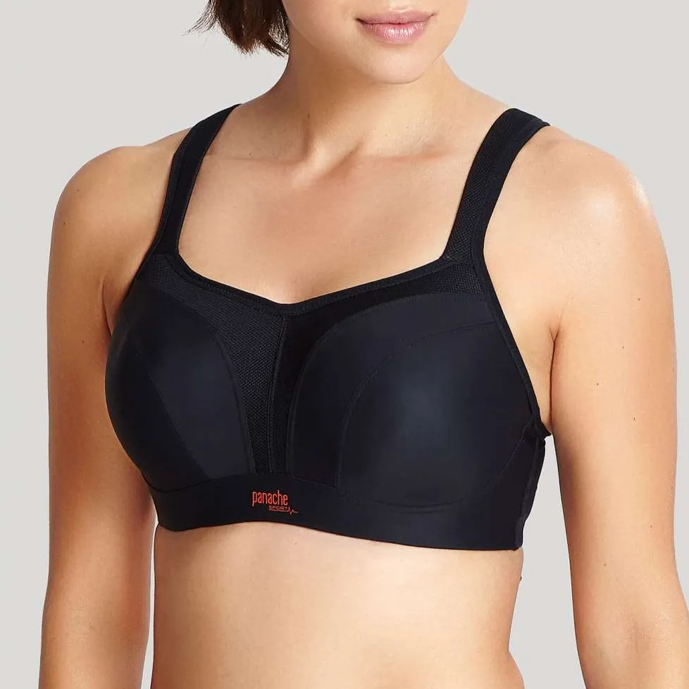 Wired Sports Bra In Black - Panache