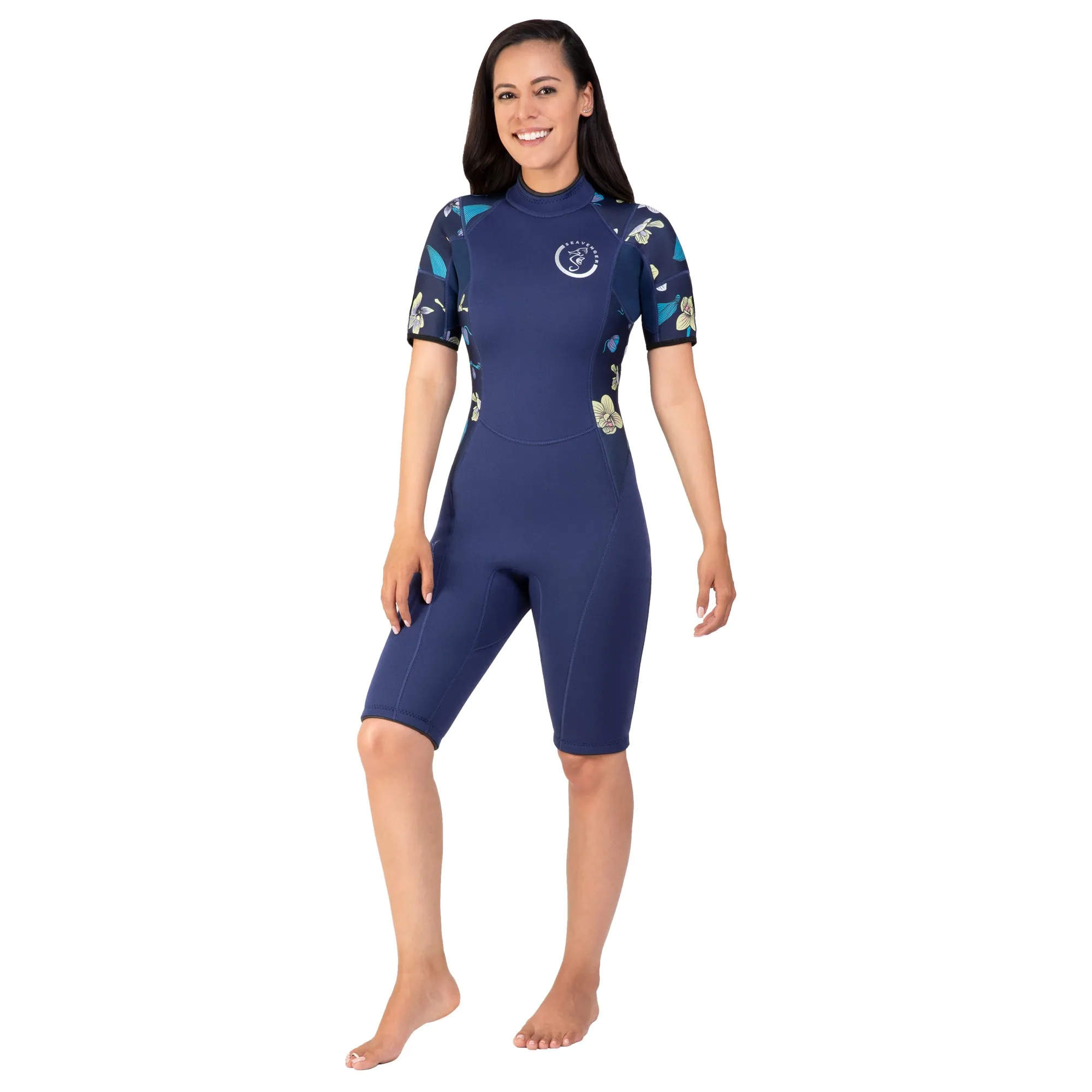 Women's 3mm ﻿Explorer Shorty Wetsuit - Orchid