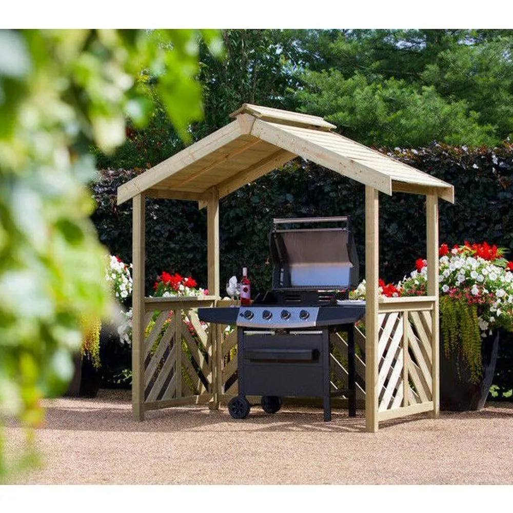 Woodshaw Hampton Wooden BBQ Shelter